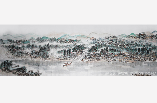 陈伍祥作品 《锦绣潇湘》局部3